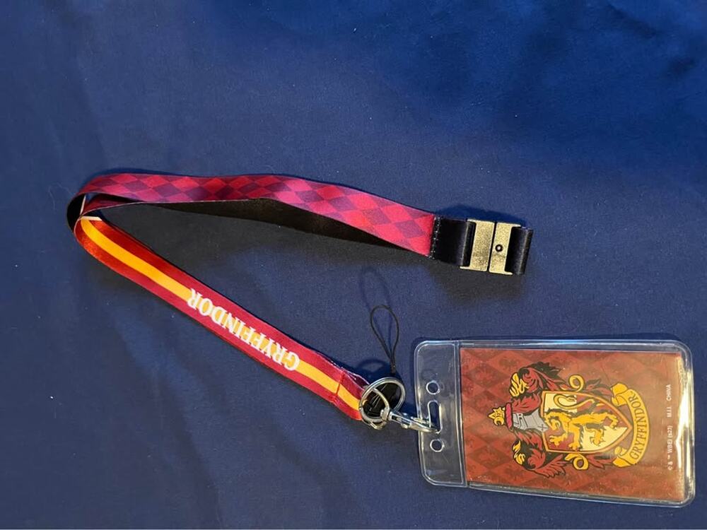 Universal Harry Potter Gryffindor Lanyard with ID Holder. At Park $28